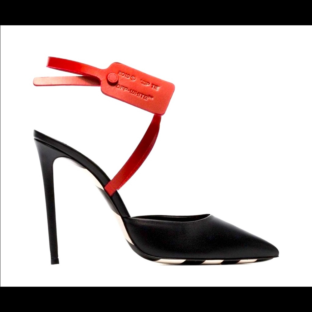 Off-White Virgil Abloh Zip Tie Heels